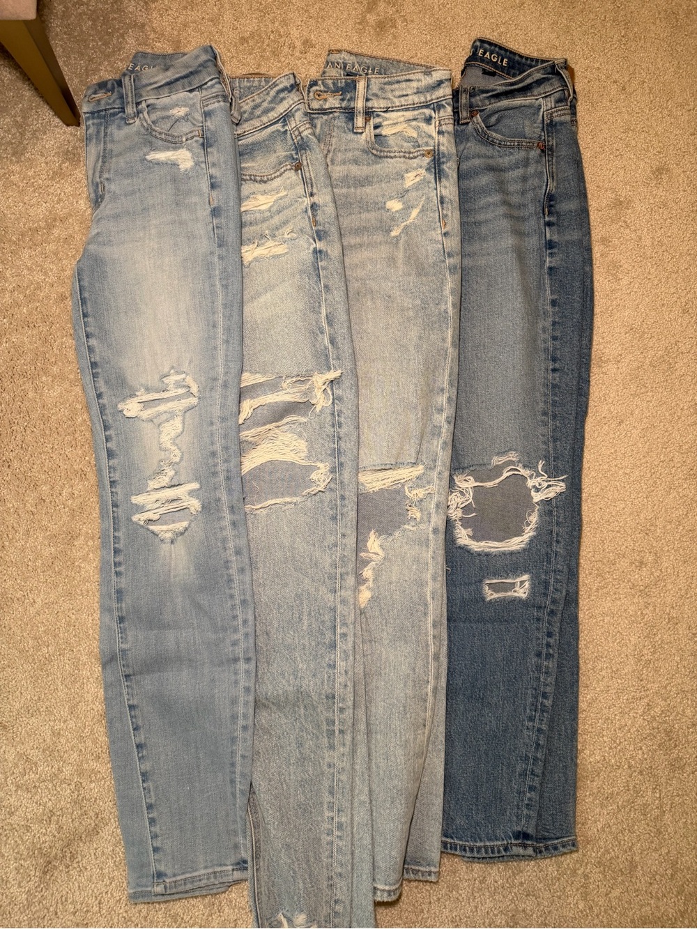 American Eagle Outfitters Women’s Jeans - Light & Medium Wash 000 short
